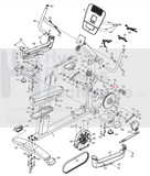 Nordictrack Reebok Gold's Gym HealthRider Recumbent Bike Pulley Assembly 263720-hydrafitnessparts
