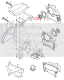 Nordictrack Reebok ProForm Weslo Upright Bike Button Screw M8 X 19mm 208915-hydrafitnessparts