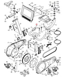 Nordictrack S10i S15i S22i World Tour Cycle Stationary Bike Left Control 392534-hydrafitnessparts