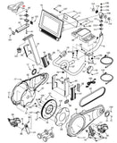 Nordictrack S10i S15i S22i World Tour Cycle Stationary Bike Saddle 393418-hydrafitnessparts