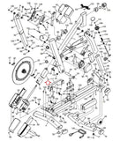 Nordictrack S15i S22i S10i Stationary Bike Incline Motor Shaft Cover 393585-hydrafitnessparts