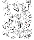 Nordictrack S15i S22i S10i Stationary Bike Pulley Drive Belt 60" 6Ribs 393033-hydrafitnessparts