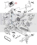 Nordictrack SL 728 Upright Bike Display Console Assembly 222056 EB21523-hydrafitnessparts