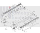 Nordictrack T5.3 Treadmill Left Foot Rail 287682 & 261024 & 300376-hydrafitnessparts