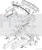 Nordictrack Treadmill Left Handrail Bottom Cover 385215 MFR 385935-hydrafitnessparts