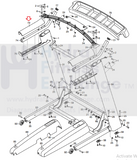 Nordictrack Treadmill Left Handrail Top Cover 385214-hydrafitnessparts