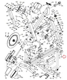 Nordictrack W Tour Cycle S15i S22i S10i Stationary Bike Right Leg Cover 391477-hydrafitnessparts
