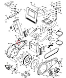 Nordictrack World Tour Cycle Comm S15i S22i Stationary Bike Left Disc 392719-hydrafitnessparts