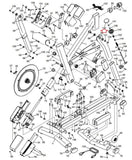Nordictrack WorldTour Cycle S10i S15i S22i Stationary Bike Brake Knob Cap 400931-hydrafitnessparts