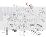 Nordictrack X5i Treadmill Left Front Isolator Shock Cushion 280048-hydrafitnessparts