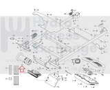 Nordictrack X5i Treadmill Left Rear Isolator Shock Cushion 280052-hydrafitnessparts