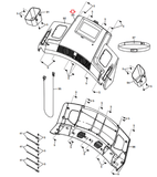 Nordictrack X9i Treadmill Display Console Panel MFR-ETS199913 366424-hydrafitnessparts