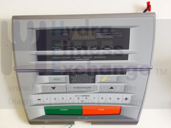 Nordictrack c1800 Treadmill Upper Display Panel Console Upper Board and Membrane-hydrafitnessparts
