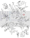NoridcTrack AudioStrider 800 Elliptical Lower Handlebar 268749-hydrafitnessparts