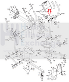 NoridcTrack FreeMotion Proform Elliptical Right Front Upper Body Cover 243851-hydrafitnessparts