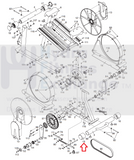 NoridcTrack Gold's Gym Proform FreeMotion Elliptical Rear Wheel End Cap 244343-hydrafitnessparts