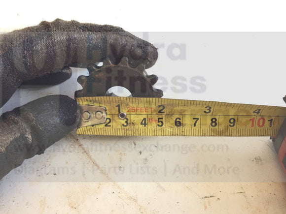 Nu-Step TRS-3000 Recumbent Stepper Rear Chain Sprocket 5cm 2