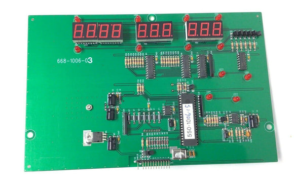 Octane Elliptical 3 Window Simple Console Electronic Circuit Board 105010-001-hydrafitnessparts