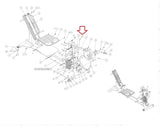 Octane Fitness Elliptical Battery to Mast Cable Assembly 103282-001-hydrafitnessparts
