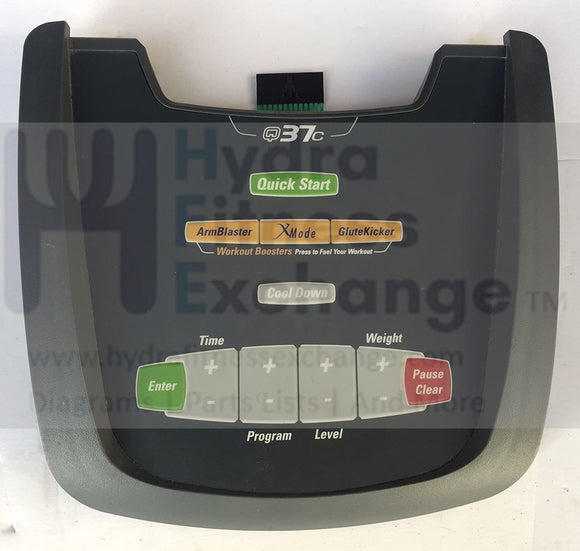 Octane Fitness Elliptical Console Control Panel Q37 Standard Simple Q37c Keypad 104319-001 or 104092-001-hydrafitnessparts