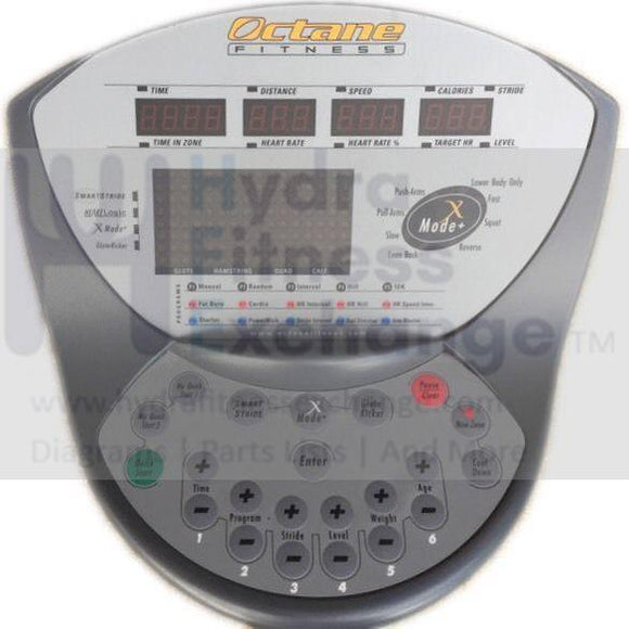 Octane Fitness Elliptical Display Panel Deluxe Console W Heart Logic Q45 q45e q45ce 1002448-hydrafitnessparts
