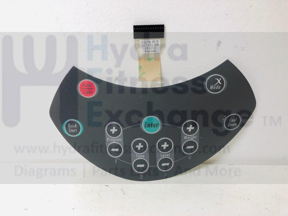 Octane Fitness Elliptical Keypad 041213 021001-09 100603-001-hydrafitnessparts