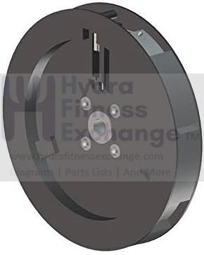 Octane Fitness Elliptical Magnetic Flywheel Internal Brake Drum Black For Q35 Q37 Models 104764-001-hydrafitnessparts