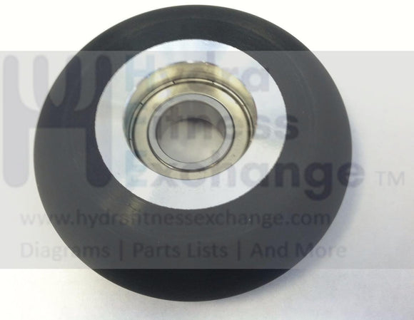 Octane Fitness Elliptical Rail Wheel for Octane Q35c Q37 c ci Q47 c ci Roller 107889-001-hydrafitnessparts