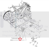 Octane Fitness LX8000 Elliptical Pillow Block 35mm 107036-001-hydrafitnessparts