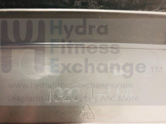 Octane Fitness Pro 3700 Pro 4700 Elliptical OEM Rear Cover Plastic Endcap-hydrafitnessparts