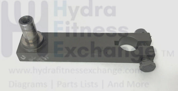 Octane Fitness Pro310 Q37 Q35 Base Elliptical Weldment Crank Arm 100433-001-hydrafitnessparts