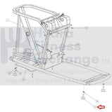 Octane Fitness Q35 Elliptical 2006 Black Leveling Foot Leveler 900015-001-hydrafitnessparts