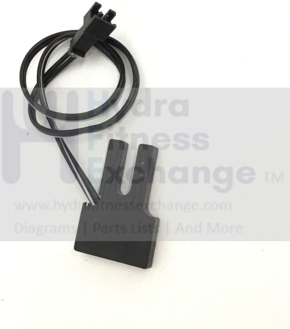 Octane Fitness Q35 Elliptical 2006 Black Reed Switch RPM Speed Sensor 2 Terminal 100718-001-hydrafitnessparts