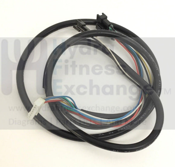 Octane Fitness Q35 Elliptical 2006 Black Upper Wire Harness-hydrafitnessparts