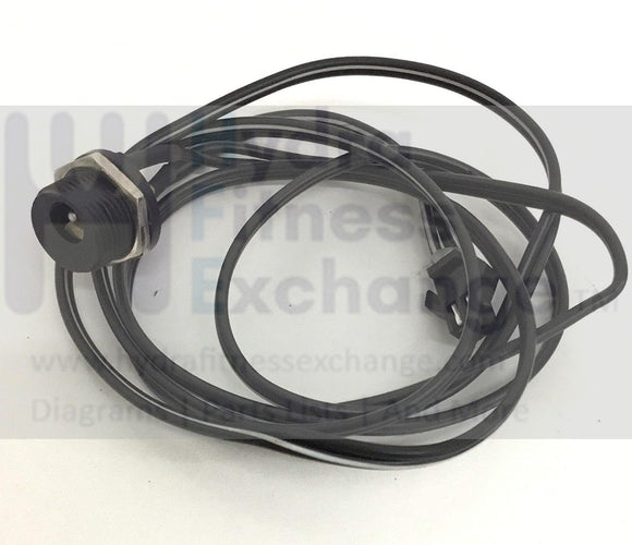 Octane Fitness Q35 Elliptical 2006 q37 Black Input Jack Power Inlet Wire Harness 100855-001 or 100836-001-hydrafitnessparts