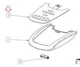 Octane Fitness Q37ci Elliptical Console Keypad Membrane 104171-001-hydrafitnessparts