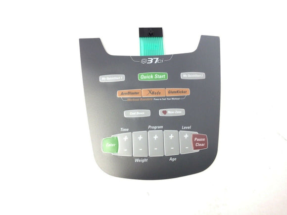 Octane Fitness Q37ci Elliptical Console Keypad Membrane 104171-001-hydrafitnessparts