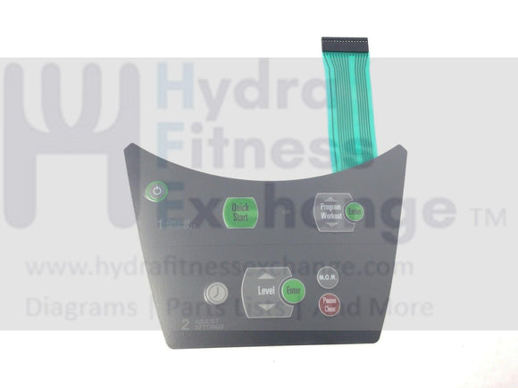 Octane Keypad Octane Fitness Q37ci Elliptical Console Keypad Membrane 107765-001 ...