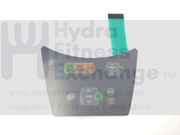 Octane Keypad Octane Fitness Q37ci Elliptical Console Keypad Membrane 107766-001 ...