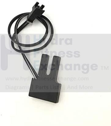Octane Fitness Q37x Q37xi Q35 Q35C Q37 E XR6 Elliptical Reed Switch Hall Effect RPM Speed Sensor 2 Terminal 100718-001-hydrafitnessparts