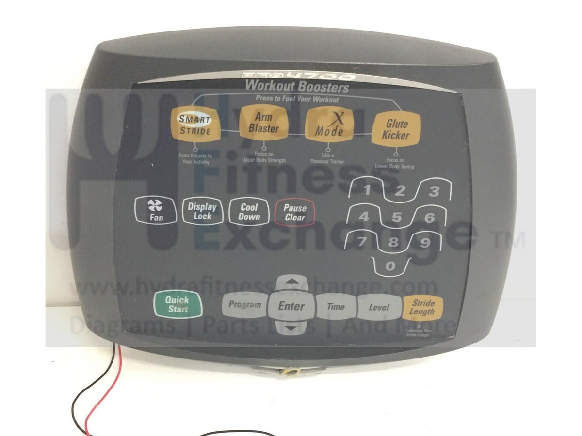 Octane Keypad Octane Pro 4700 Elliptical Keypad Control Pad w/ Console Fan 102943-00 ...