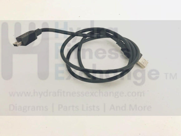 Octane Pro 4700 Elliptical Mini USB Cable Type A to Mini B 105944-001-hydrafitnessparts