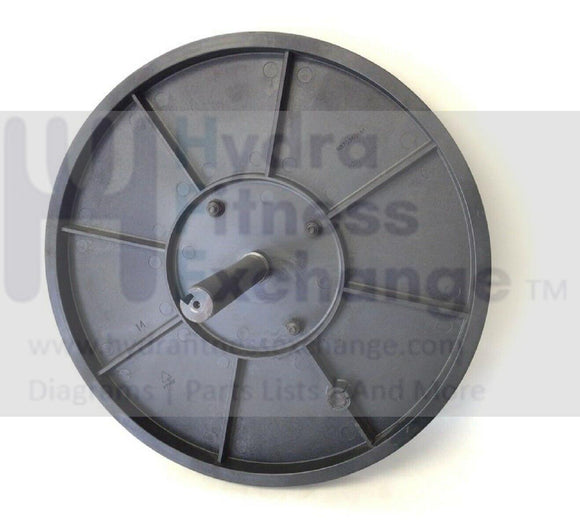 Octane Q35 Q35E First Release Elliptical Crank Shaft Pulley Assembly 107198-001-hydrafitnessparts