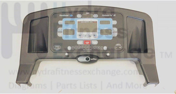 PaceMaster Platiumn Pro VR BLack Residential Treadmill Display Console T174010-hydrafitnessparts