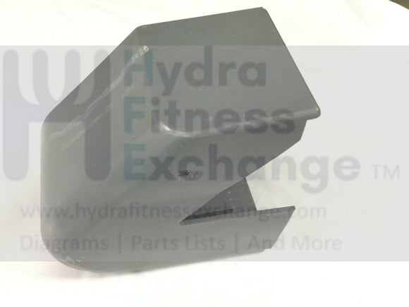 PaceMaster Silver XP Treadmill Left Rear End Cap Roller Cover-hydrafitnessparts