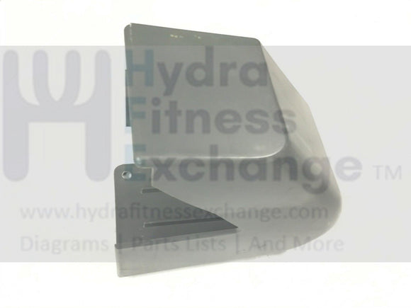 PaceMaster Silver XP Treadmill Right Rear End Cap Roller Cover-hydrafitnessparts