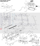Pacemaster Gold Fold Treadmill Side Latch Knob Control T191116-hydrafitnessparts