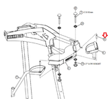 Parabody GS6-103-104-105 Home Gym Spacer 25x13.1x3L 05-0389-hydrafitnessparts