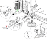 Parabody GS6-103 GS6-104 GS6-105 Home Gym Hex Bolt 3/8-16x3.5" ACUDA1E03831216NB-hydrafitnessparts
