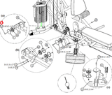 Parabody GS6-103 GS6-104 Home Gym Hex Bolt 3/8"-16x2.25" ACUDAE103821416NB-hydrafitnessparts
